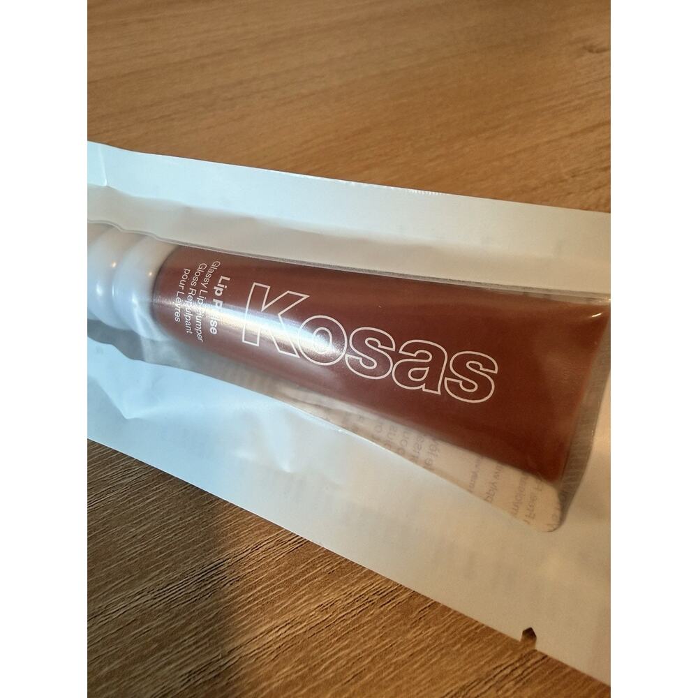 Kosas Lip Pulse Lip Plumper Gloss “Sixth Sense” Warm Nude 0.42oz New & SEALED - Picture 2 of 6